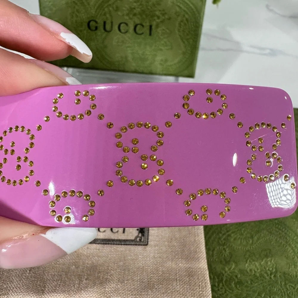 Gucci Pink Hair Clip Accessory - Picture 3 of 4